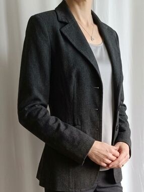 Tristan & Iseut Grey Blazer Womens S